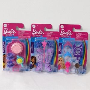 Barbie Dreamtopia Accessories Set(Princess Tea Party, Fairy, Princess)Bundle NEW